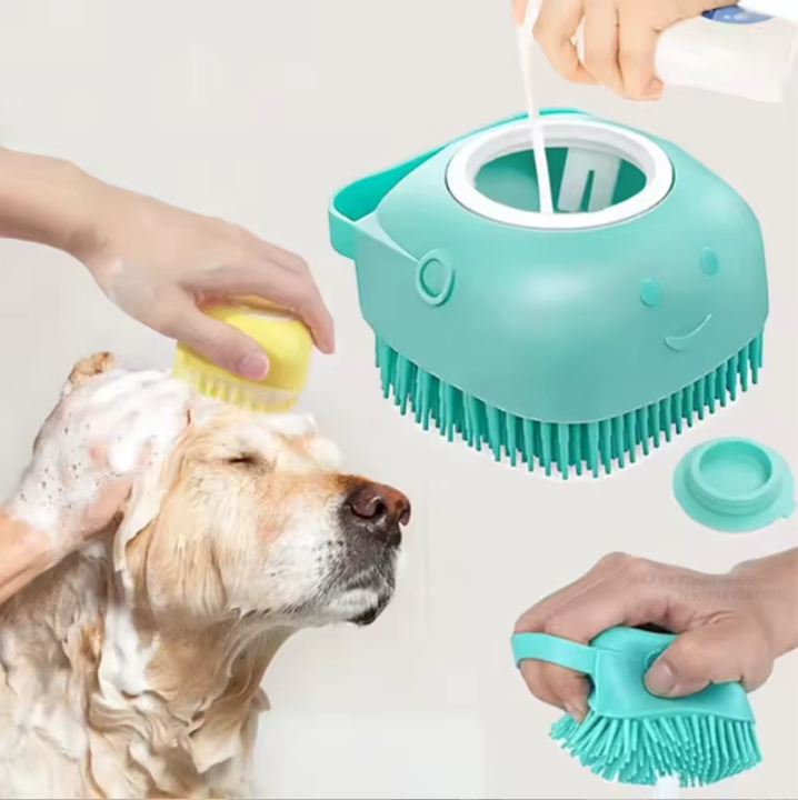 Silicone Shampoo Brush & Massager for Pets